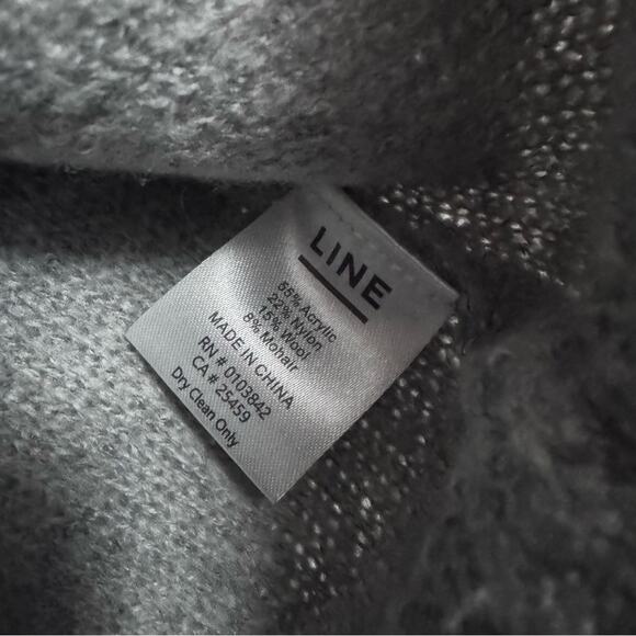 NWOT Line The Label Grey Full Zip Vest XS - Picture 2 of 5